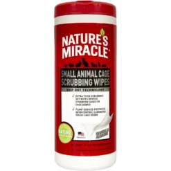 Nature's Miracle Small Animal Cage Scrubbing Wipes