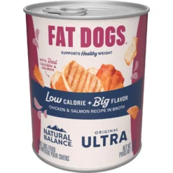 Natural Balance Original Ultra Fat Dogs Chicken & Salmon Recipe In Broth Wet Dog Food