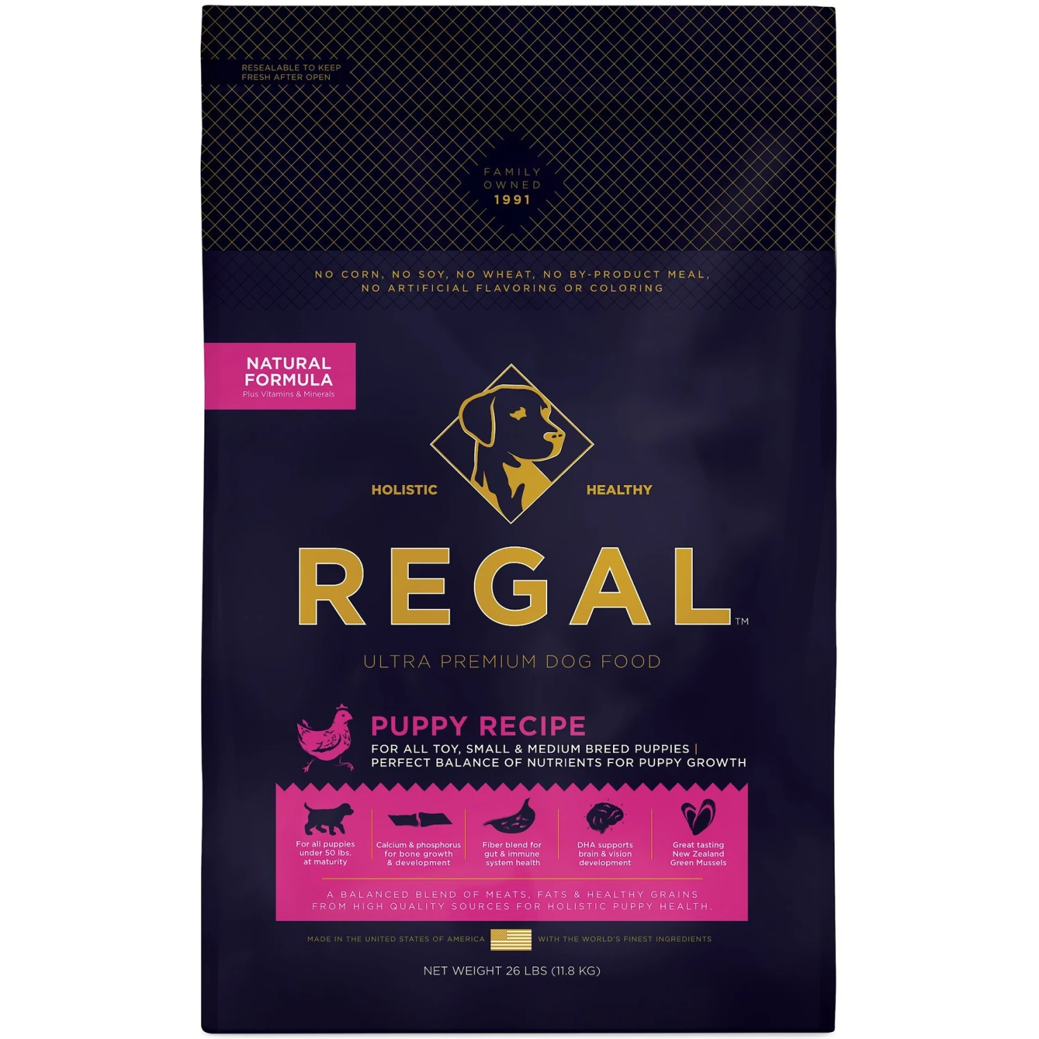 Regal Pet Foods Puppy Recipe Dry Dog Food 1 Regal Pet Foods Puppy Recipe Dry Dog Food