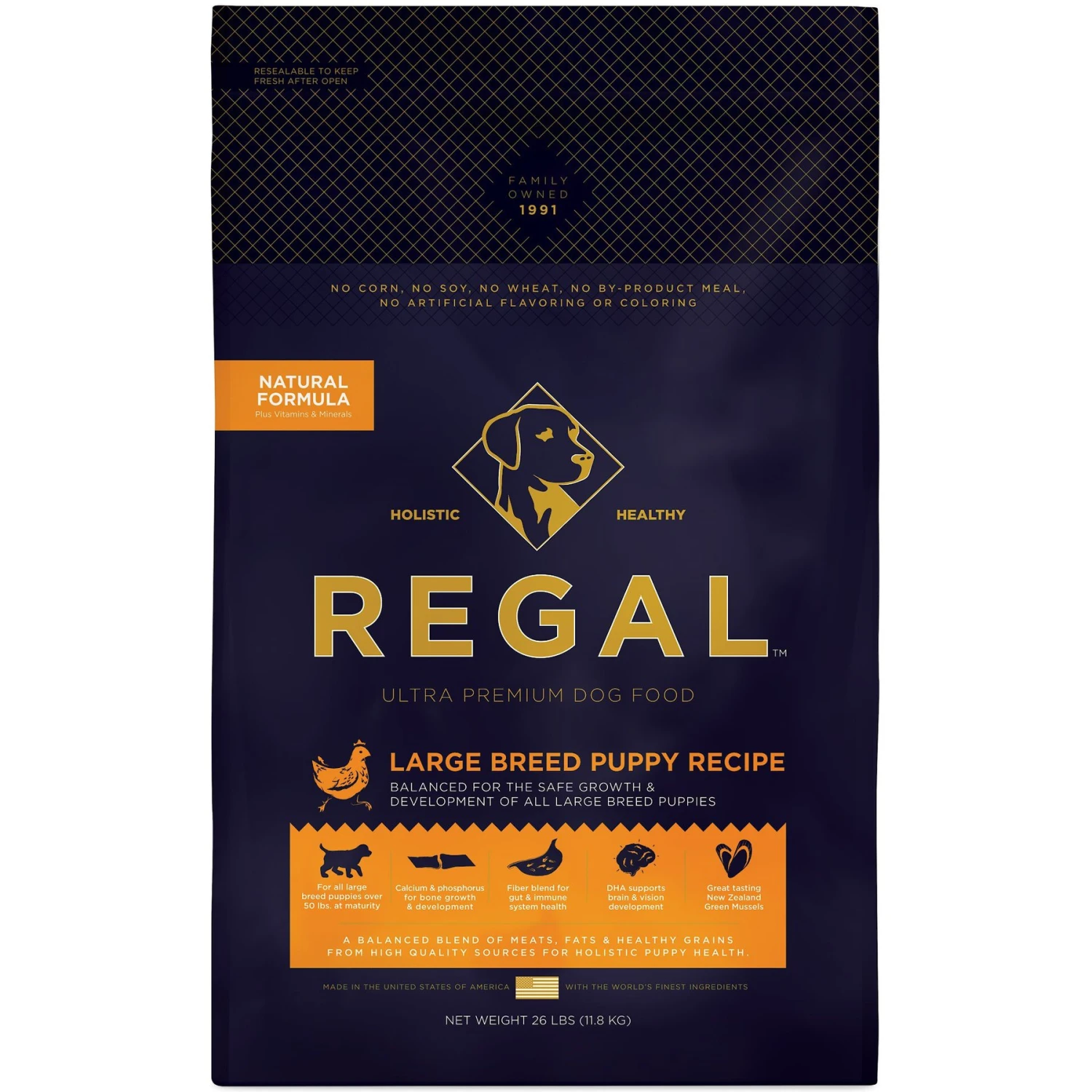 Regal Pet Foods Large Breed Puppy Recipe Dry Dog Food 1 Regal Pet Foods Large Breed Puppy Recipe Dry Dog Food