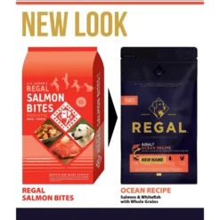 Regal Pet Foods Ocean Recipe Salmon & Whitefish Meals Whole Grains Adult Dry Dog Food -Pawsphoria Sales Store 316467 PT3. AC SS1800 V1630335859