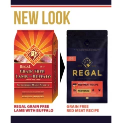 Regal Pet Foods Red Meat Recipe Grain-Free Buffalo & Lamb Meals Dry Dog Food -Pawsphoria Sales Store 316475 PT3. AC SS1800 V1630335284