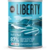 BIXBI Liberty Surf 'n Turf Ocean Whitefish, Beef Broth, Beef & Beef Liver Wet Dog Food, 12.5-oz Can, Case Of 12