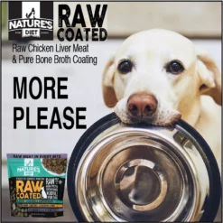 Nature's Diet Raw Coated Kibble Raw Chicken Liver & Bone Broth Coating Freeze-Dried Dog Food, 5-lb Bag -Pawsphoria Sales Store 318143 PT7. AC SS1800 V1628805798