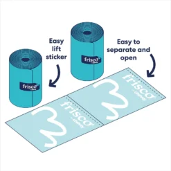 Frisco Traffic Leash With Padded Handles & Poop Bag Dispenser & Frisco Refill Dog Poop Bags Made With 50% Recycled Packaging -Pawsphoria Sales Store 319512 PT3. AC SS1800 V1683212080