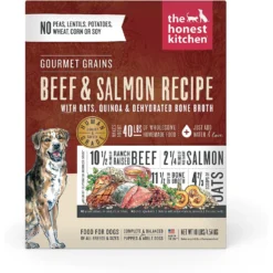 The Honest Kitchen Gourmet Grains Beef & Salmon Recipe Dehydrated Dog Food