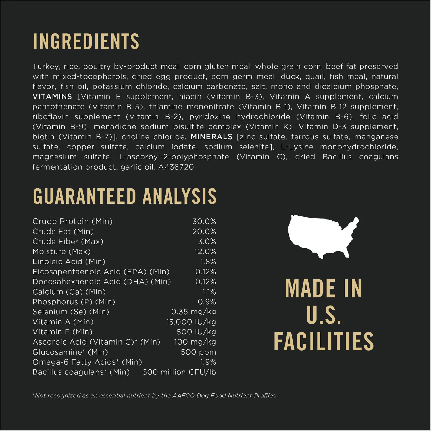 Purina Pro Plan Sport Performance All Life Stages High-Protein 30/20 Turkey, Duck & Quail Formula Dry Dog Food 6 Purina Pro Plan Sport Performance All Life Stages High-Protein 30/20 Turkey, Duck & Quail Formula Dry Dog Food - Image 6