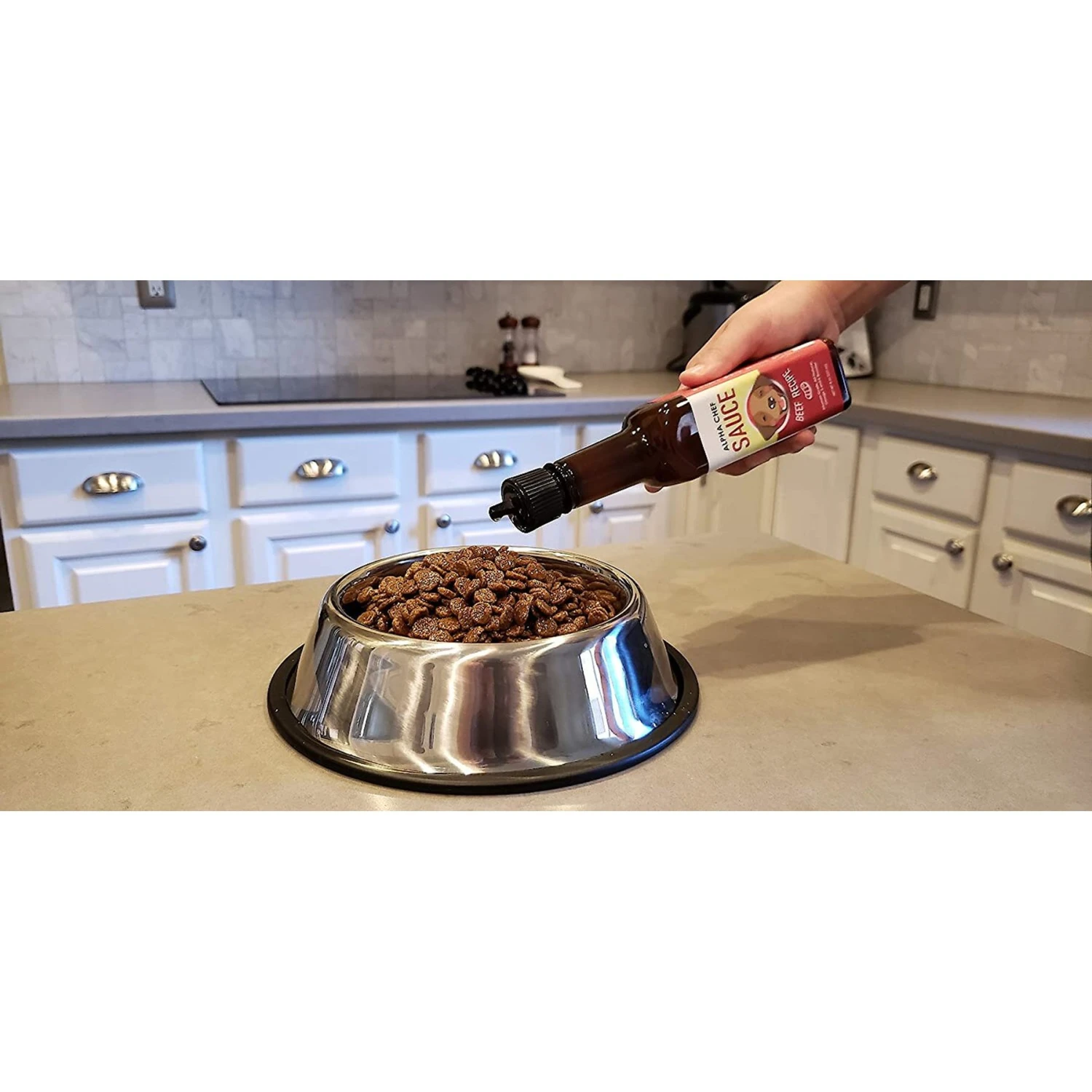 Alpha Chef SAUCE Beef Recipe Dog & Cat Food Topper, 8-oz Bottle 5 Alpha Chef SAUCE Beef Recipe Dog & Cat Food Topper, 8-oz Bottle - Image 5