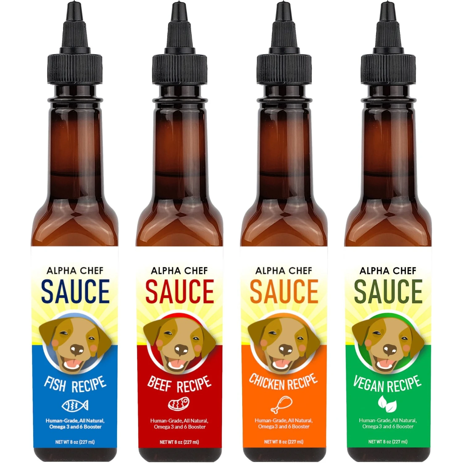 Alpha Chef SAUCE Chicken Recipe Dog & Cat Food Topper, 8-oz Bottle 4 Alpha Chef SAUCE Chicken Recipe Dog & Cat Food Topper, 8-oz Bottle - Image 4