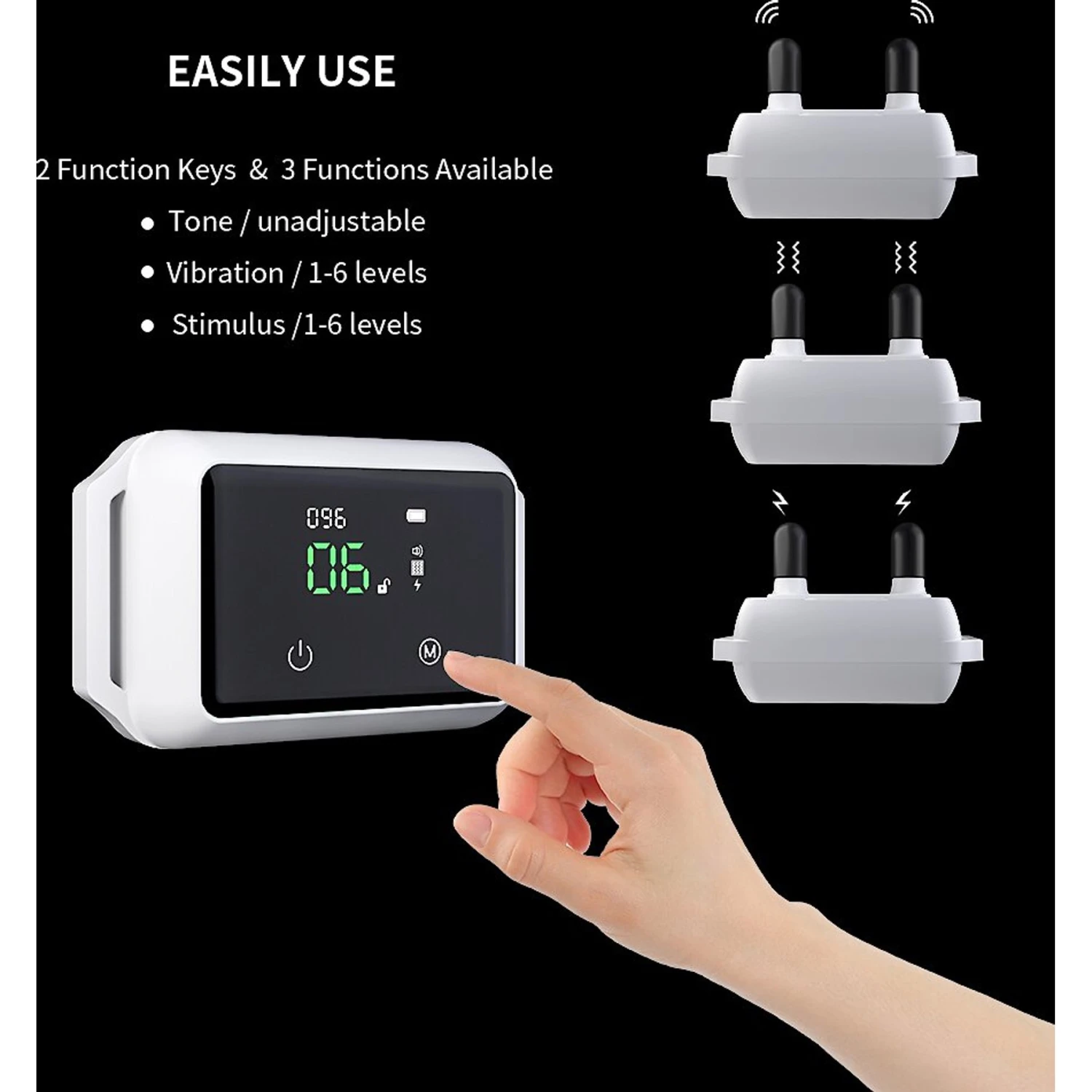 PATPET Smart Anti-Bark Dog Training Collar 4 PATPET Smart Anti-Bark Dog Training Collar - Image 4