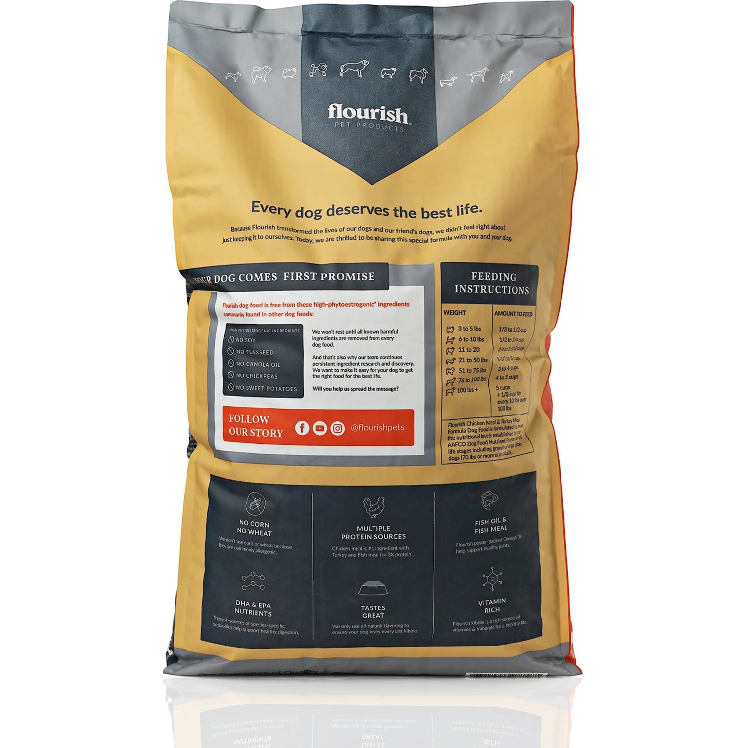 Flourish Chicken & Turkey Meal Dry Dog Food 2 Flourish Chicken & Turkey Meal Dry Dog Food - Image 2