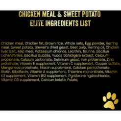 Team Dog Chicken Meal & Sweet Potato 30/25 Elite Blend Premium Dry Dog Food, 33-lb Bag -Pawsphoria Sales Store 342066 PT8. AC SS1800 V1685116602