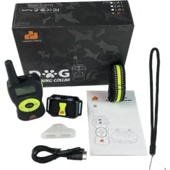 GroovyPets One-Dog Kit 800 Yard Waterproof Long-Life Rechargeable Remote Dog Training Shock Collar System -Pawsphoria Sales Store 342222 PT8. AC SS1800 V1635300396