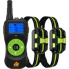 GroovyPets Two-Dog Kit 800 Yard Waterproof Long-Life Rechargable Remote Dog Training Shock Collar System