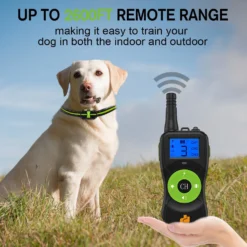 GroovyPets Two-Dog Kit 800 Yard Waterproof Long-Life Rechargable Remote Dog Training Shock Collar System -Pawsphoria Sales Store 342224 PT5. AC SS1800 V1635298049