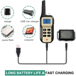 GroovyPets One Dog Set 1100 Yard Auto Anti Bark, Humane Beep, Vibration, Static Shock Waterproof Rechargeable Dog Training Shock Collar System 16 GroovyPets One Dog Set 1100 Yard Auto Anti Bark, Humane Beep, Vibration, Static Shock Waterproof Rechargeable Dog Training Shock Collar System -Pawsphoria Sales Store 342228 PT7. AC SS1800 V1635289103