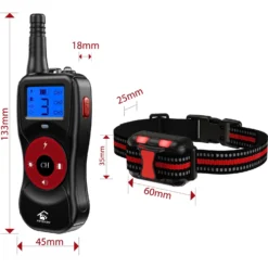 Petdiary Remote Training Shock Dog Collar, Small, Black & Orange, 2 Count -Pawsphoria Sales Store 346408 PT7. AC SS1800 V1646780843