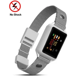 Petdiary Smart Bark Waterproof Dog Training Collar, Small, White