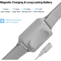 Petdiary Smart Bark Dog Bark Collar With Touch Screen, Small -Pawsphoria Sales Store 346416 PT5. AC SS1800 V1646793707