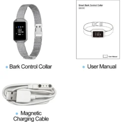 Petdiary Smart Bark Dog Bark Collar With Touch Screen, Small -Pawsphoria Sales Store 346416 PT7. AC SS1800 V1646793818