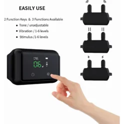 PATPET Premium Waterproof Visualized Automatic Bark Training Collar 12 PATPET Premium Waterproof Visualized Automatic Bark Training Collar -Pawsphoria Sales Store 346426 PT4. AC SS1800 V1637608389