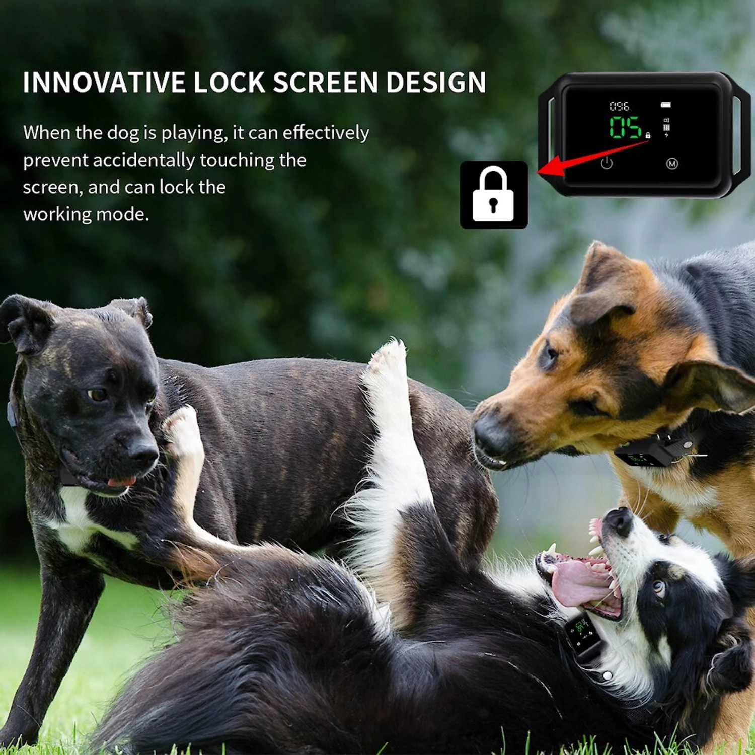 PATPET Premium Waterproof Visualized Automatic Bark Training Collar 6 PATPET Premium Waterproof Visualized Automatic Bark Training Collar - Image 6