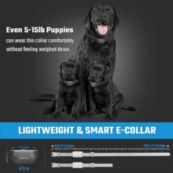 PATPET P680 Lightweight Remote Training Dog Bark Collar, Black -Pawsphoria Sales Store 347896 PT3. AC SS1800 V1638045704