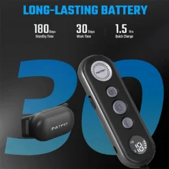 PATPET P680 Lightweight Remote Training Dog Bark Collar, Black -Pawsphoria Sales Store 347896 PT7. AC SS1800 V1638044227
