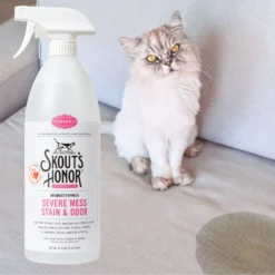 Skout's Honor Severe Mess Solution Cat Stain & Odor Cleaner, 35-oz Bottle -Pawsphoria Sales Store 348169 PT4. AC SS1800 V1658230463
