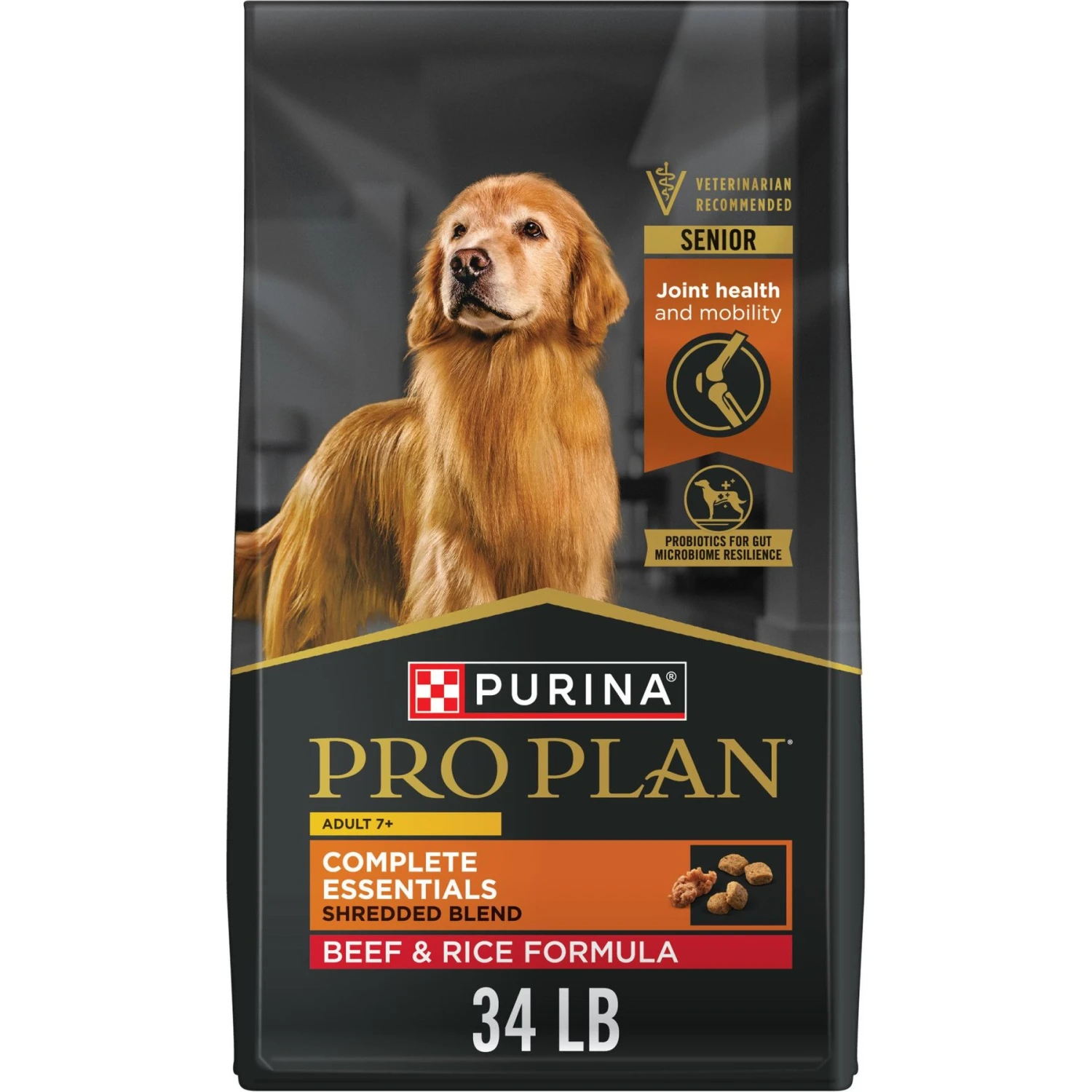 Purina Pro Plan 7+ Complete Essentials Shredded Blend Beef & Rice Formula High Protein Dog Food 1 Purina Pro Plan 7+ Complete Essentials Shredded Blend Beef & Rice Formula High Protein Dog Food