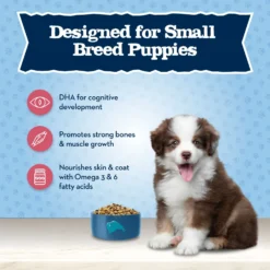 Blue Buffalo Baby Blue Small Breed Healthy Growth Formula Natural Chicken & Oatmeal Rice Recipe Puppy Dry Food, 4-lb Bag -Pawsphoria Sales Store 354134 PT3. AC SS1800 V1646090529
