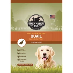 Walk About Quail Canine Exotics Recipe Super Premium Dry Dog Food, 10-lb Bag