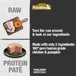 PureBites Dog Pates Chicken & Pumpkin Food Topping -Pawsphoria Sales Store 356468 PT2. AC SS1800 V1677859874