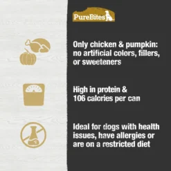 PureBites Dog Pates Chicken & Pumpkin Food Topping -Pawsphoria Sales Store 356468 PT4. AC SS1800 V1677859875
