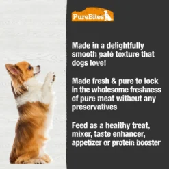 PureBites 100% Pure Duck Paté Dog Food Toppings, 2.5-oz Can, 12 Count -Pawsphoria Sales Store 356476 PT3. AC SS1800 V1677859903
