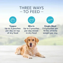 Blue Buffalo Delectables Chicken & Beef Dinner Variety Pack Grain-Free Wet Dog Food Topper, 3-oz Pouches, Case Of 12 & Blue Buffalo Wilderness Trail Toppers Wild Cuts Variety Pack Chunky Chicken & Beef Bites In Gravy Grain-Free Dog Food Topper, 3-oz, Pouch Of 12 -Pawsphoria Sales Store 356845 PT5. AC SS1800 V1640896314