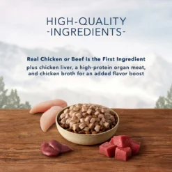 Blue Buffalo Delectables Chicken & Beef Dinner Variety Pack Grain-Free Wet Dog Food Topper, 3-oz Pouches, Case Of 12 & Blue Buffalo Wilderness Trail Toppers Wild Cuts Variety Pack Chunky Chicken & Beef Bites In Gravy Grain-Free Dog Food Topper, 3-oz, Pouch Of 12 -Pawsphoria Sales Store 356845 PT7. AC SS1800 V1640886385