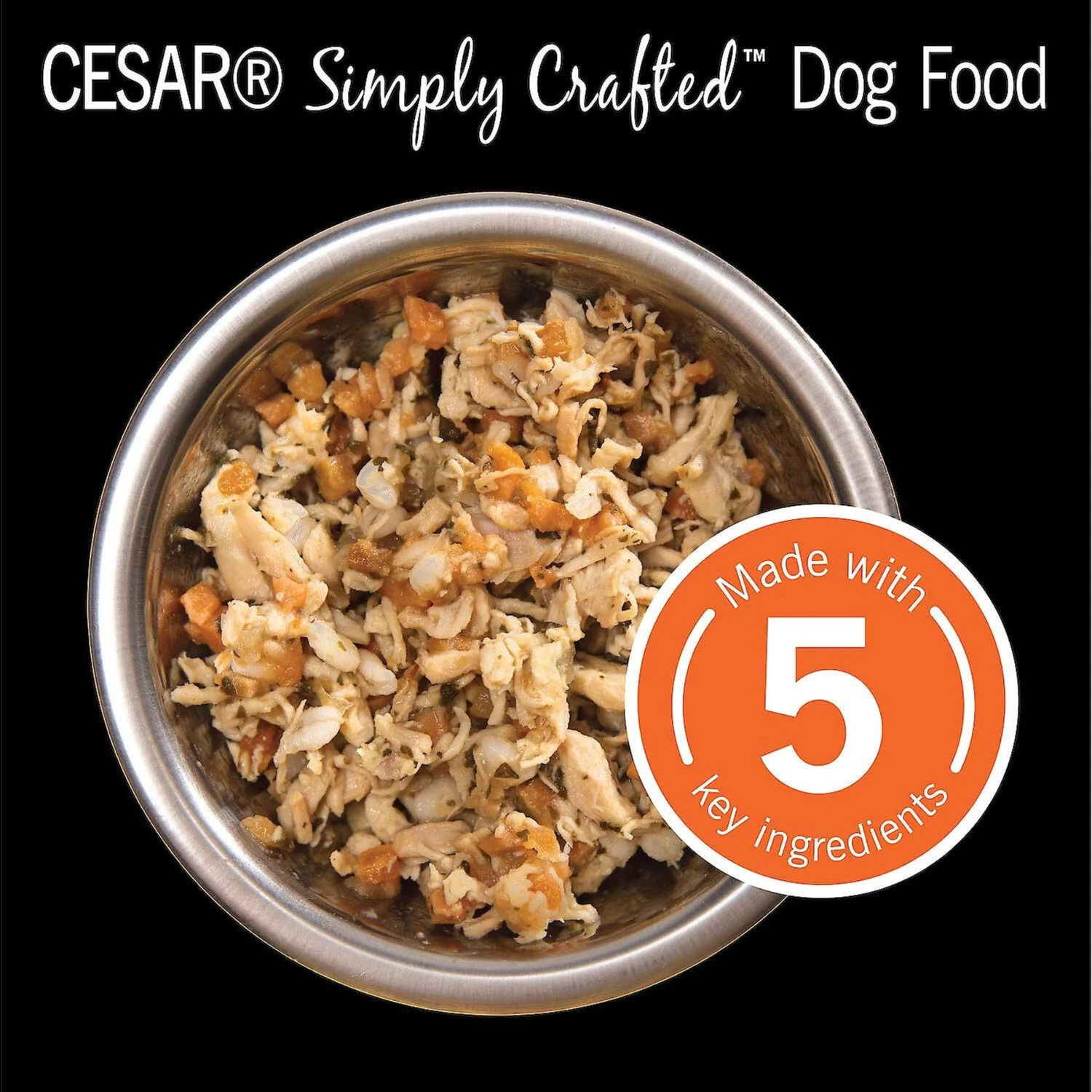 Cesar Simply Crafted Chicken, Sweet Potato, Apple, Barley & Spinach Limited-Ingredient Adult Wet Dog Food Topper & Cesar Simply Crafted Chicken Limited-Ingredient Wet Dog Food Topper 4 Cesar Simply Crafted Chicken, Sweet Potato, Apple, Barley & Spinach Limited-Ingredient Adult Wet Dog Food Topper & Cesar Simply Crafted Chicken Limited-Ingredient Wet Dog Food Topper - Image 4