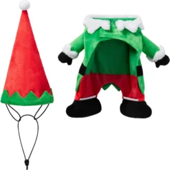 Frisco Front Walking Elf Dog & Cat Costume 15 Frisco Front Walking Elf Dog & Cat Costume -Pawsphoria Sales Store 357956 PT6. AC SS1800 V1660765543
