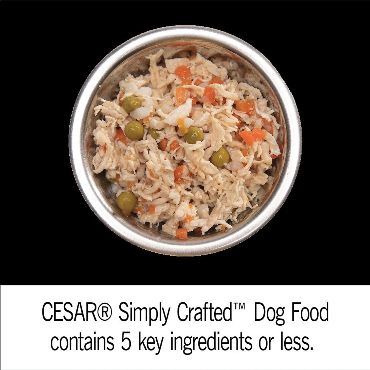 Cesar Simply Crafted Chicken Cuisine Complement Adult Wet Dog Food Topper, 1.3-oz Tubs, Case Of 24 4 Cesar Simply Crafted Chicken Cuisine Complement Adult Wet Dog Food Topper, 1.3-oz Tubs, Case Of 24 - Image 4