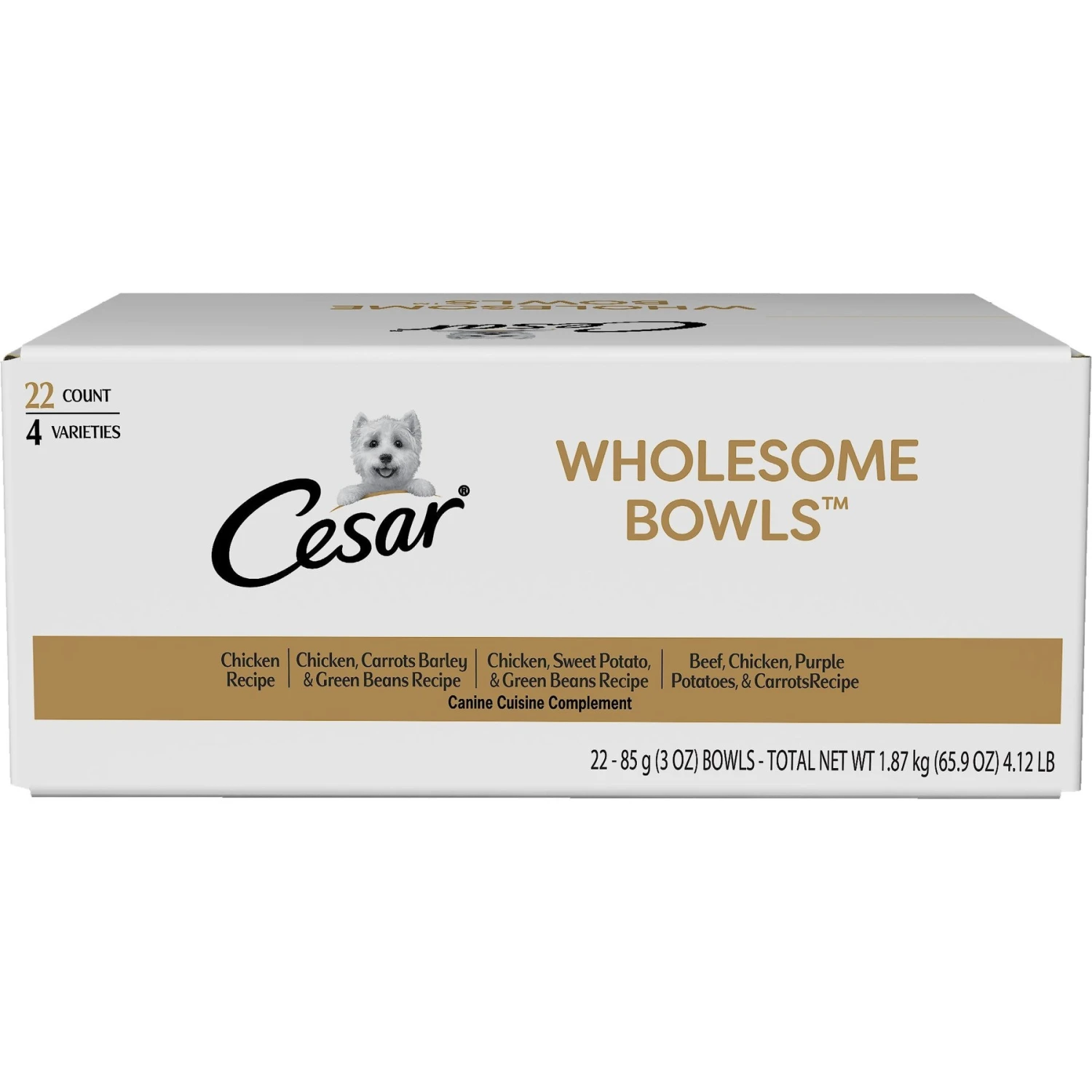 Cesar Wholesome Bowls Small Breed Adult Soft Wet Dog Food Variety Pack 1 Cesar Wholesome Bowls Small Breed Adult Soft Wet Dog Food Variety Pack