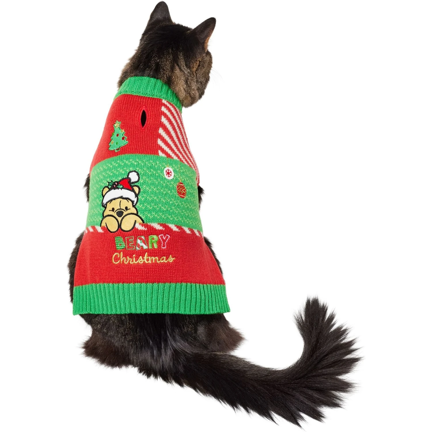 Disney Winnie The Pooh Patchwork Dog & Cat Sweater 1 Disney Winnie The Pooh Patchwork Dog & Cat Sweater