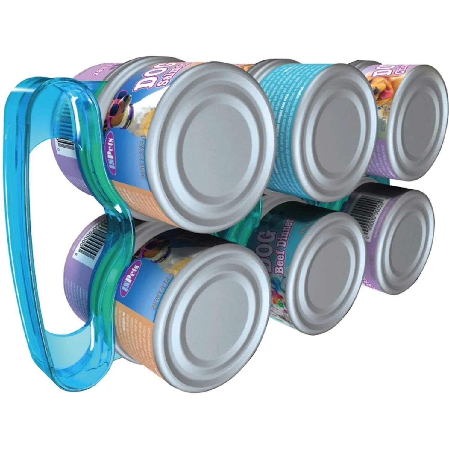 Duke-N-Boots Pantry Pack Food Can Organizer, Blue 2 Duke-N-Boots Pantry Pack Food Can Organizer, Blue - Image 2