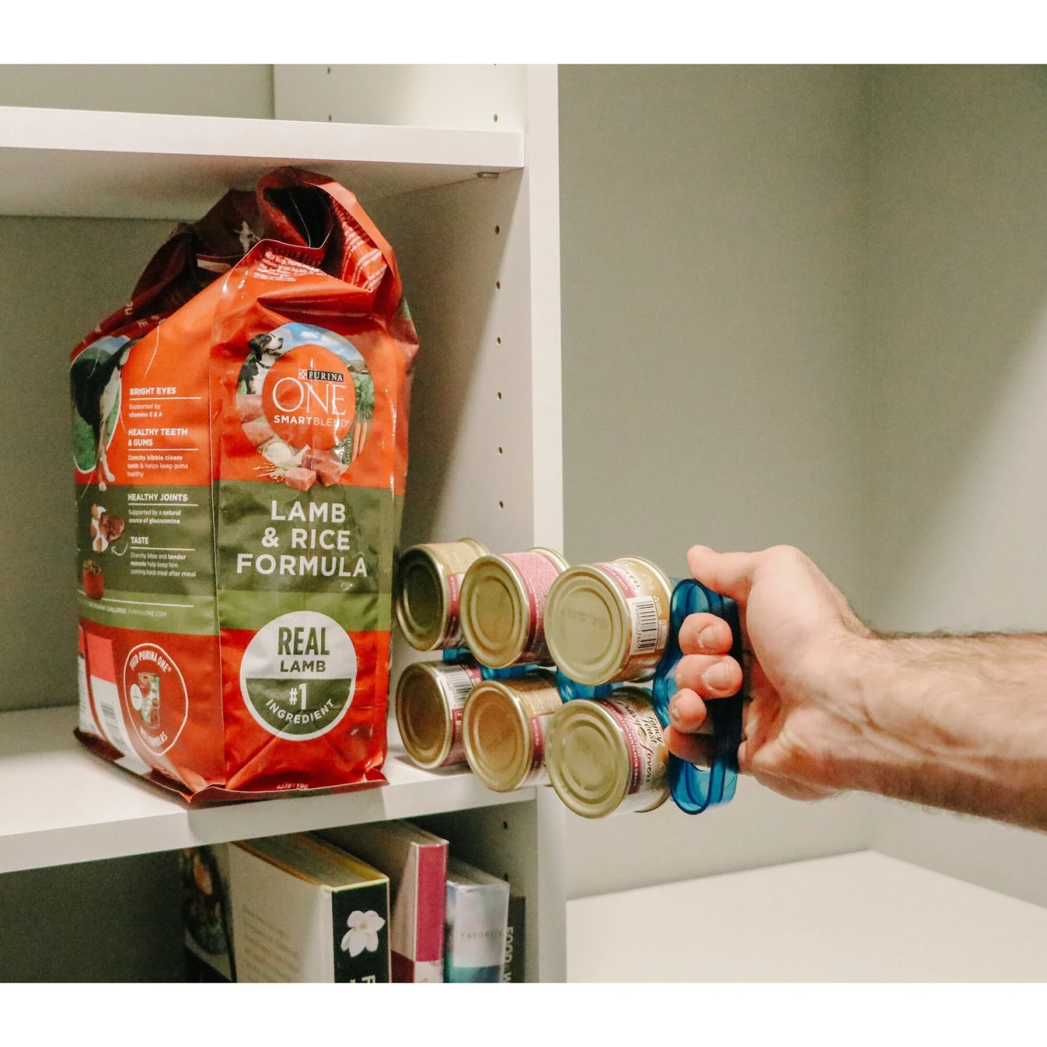 Duke-N-Boots Pantry Pack Food Can Organizer, Blue 4 Duke-N-Boots Pantry Pack Food Can Organizer, Blue - Image 4