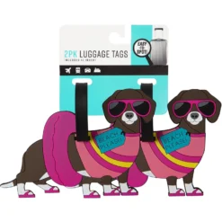 Pounce + Fetch Pet Design Luggage Id Tag, 2 Count, Style Varies -Pawsphoria Sales Store 363200 PT4. AC SS1800 V1659027676