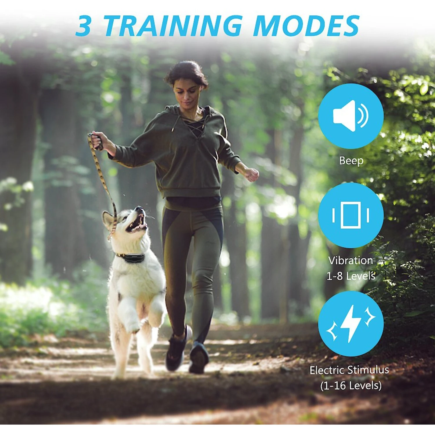 PATPET P303 1000ft Remote Dog Training Shock Collar 2 PATPET P303 1000ft Remote Dog Training Shock Collar - Image 2