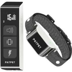 PATPET P690 300M Remote Dog Training Collar, Black