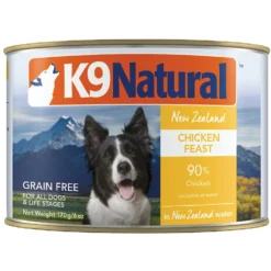K9 Natural Cage-Free Chicken Feast Grain-Free Canned Dog Food