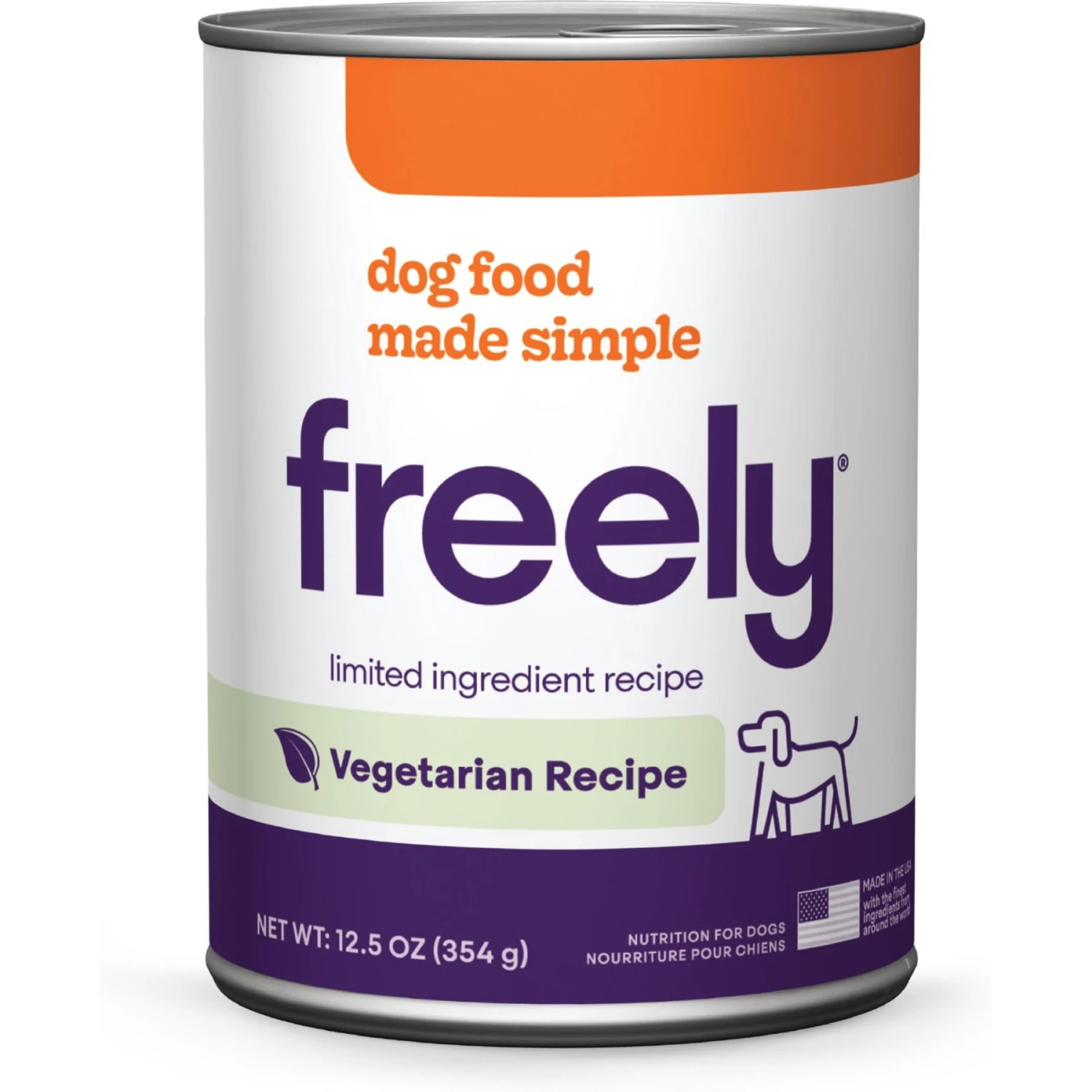 Freely Vegetarian Recipe Limited Ingredient Grain-Free Wet Dog Food 1 Freely Vegetarian Recipe Limited Ingredient Grain-Free Wet Dog Food
