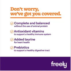 Freely Vegetarian Recipe Limited Ingredient Grain-Free Wet Dog Food 9 Freely Vegetarian Recipe Limited Ingredient Grain-Free Wet Dog Food -Pawsphoria Sales Store 366888 PT2. AC SS1800 V1682517909